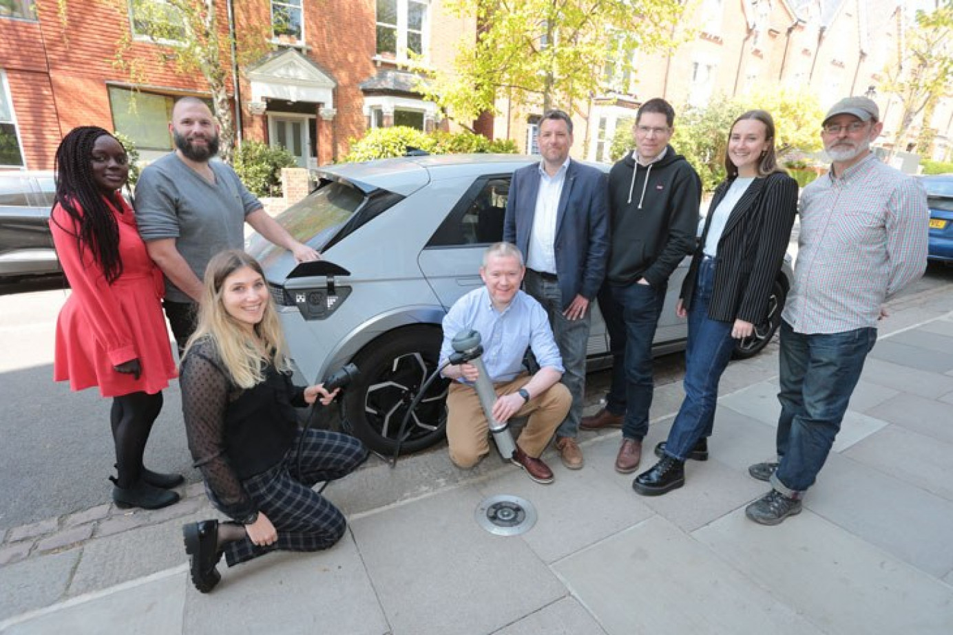 10 sets of 15 chargepoints have been installed for the trial in the London boroughs of Brent and Camden