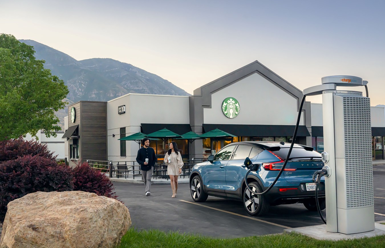 The partnership plans to install up to 60 DC fast chargers at 15 Starbucks locations along a 1,350 mile route between the Colorado front range and the Starbucks Support Center in Seattle