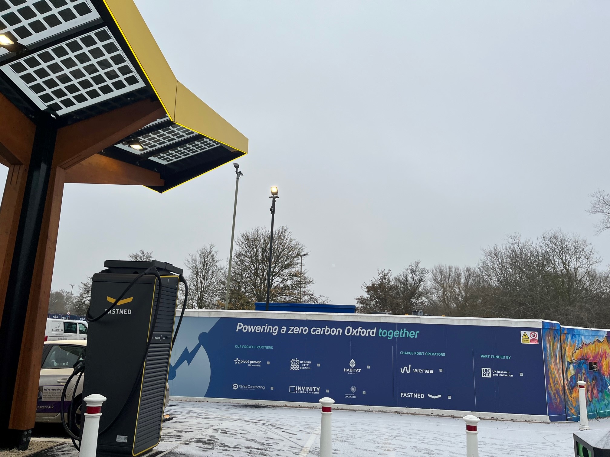 Oxford's Redbridge superhub has 42 chargepoints