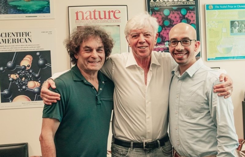 Nanotech Energy's Founders (from left to right): Richard Kaner (chair of scientific advisory board), Jack Kavanaugh (CEO), and Maher El Lady (CTO).