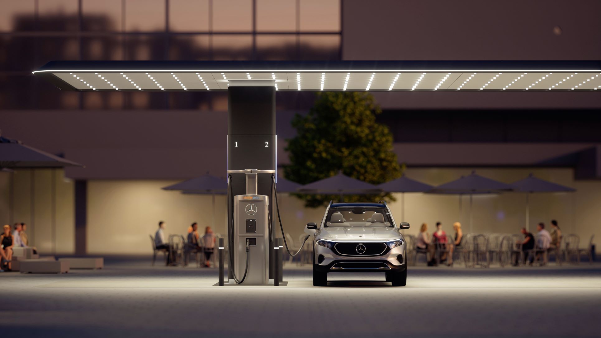 ChargePoint, Mercedes-Benz and MN8 Energy plan to rapidly expand the availability of DC fast charging across the US and Canada