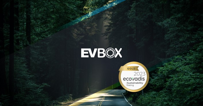 The EVBox gold medal rating was in recognition of its sustainability actions