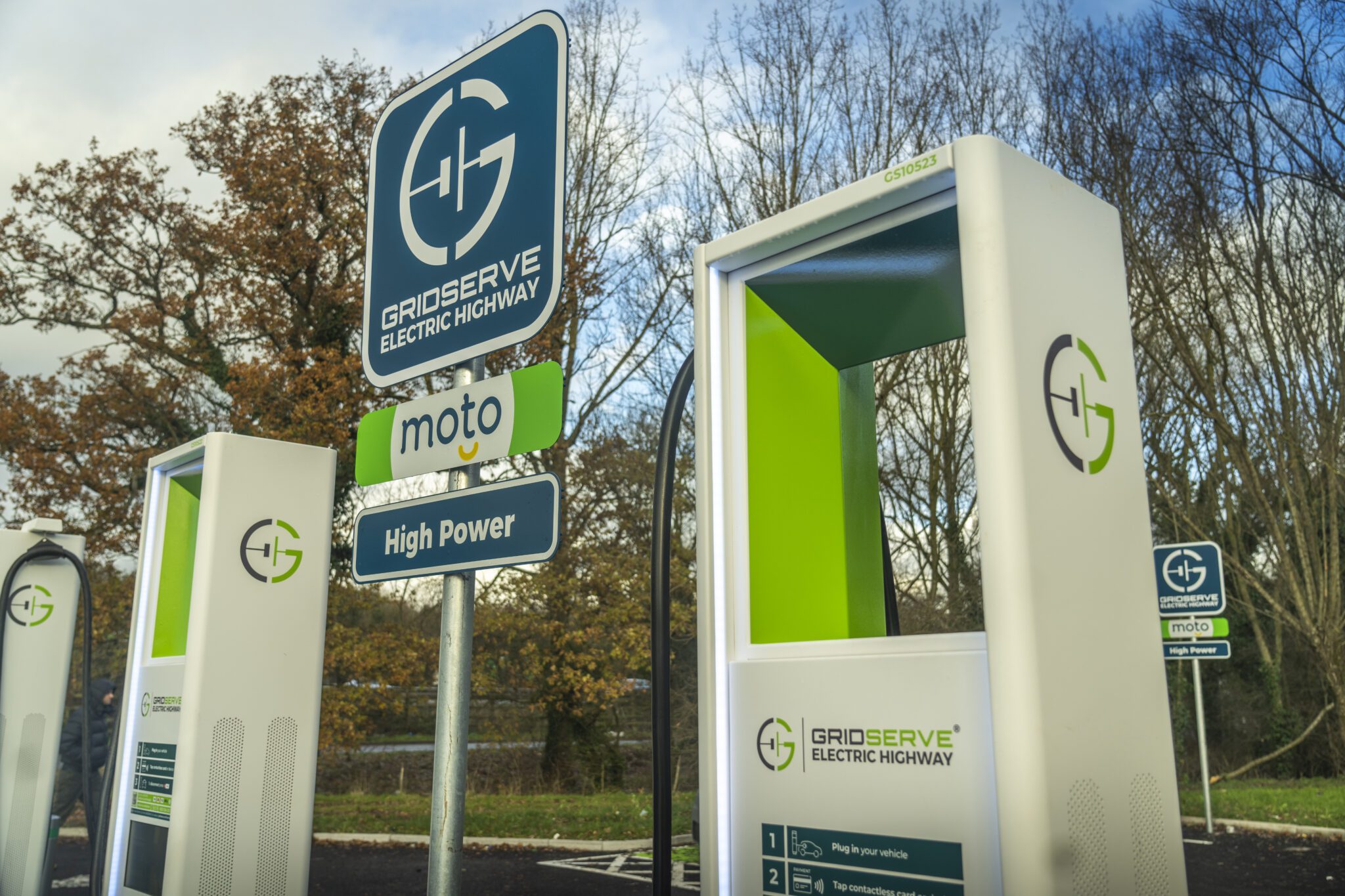 The new Electric Super Hub bolsters public charging facilities on the A1(M), one of the UK’s busiest motorways
