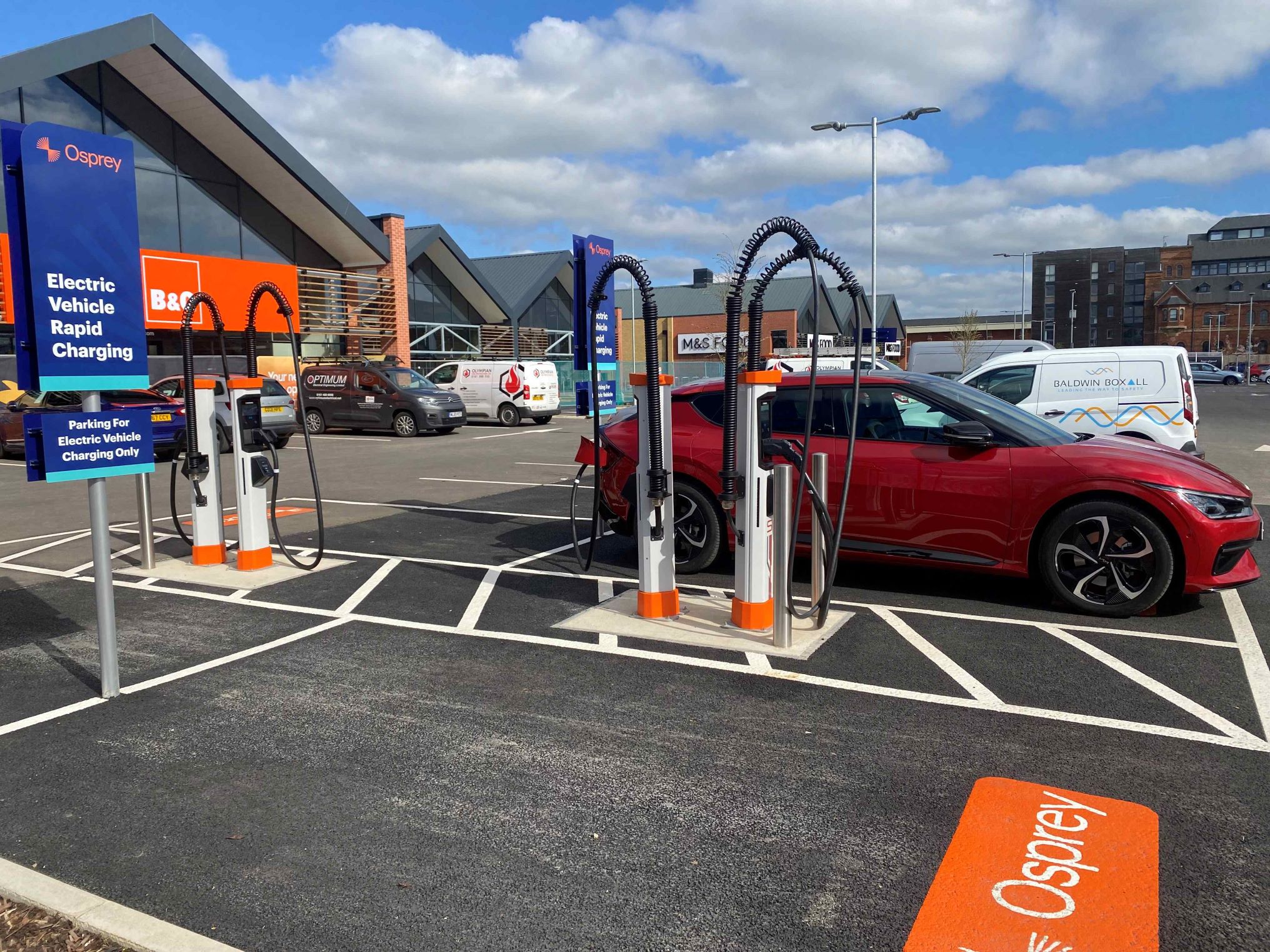 Osprey's chargers are designed to provide reliable, easy to use, open-access EV charging for all