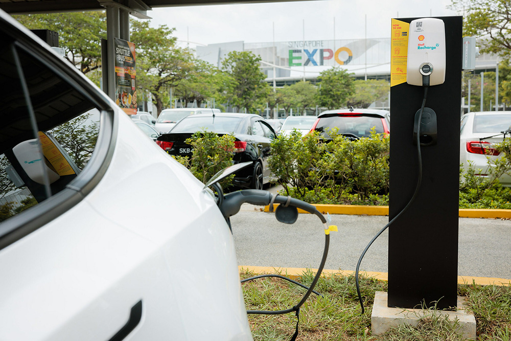 Singapore Expo will have the largest EV charging hub in the eastern part of Singapore. (Image courtesy of Constellar)