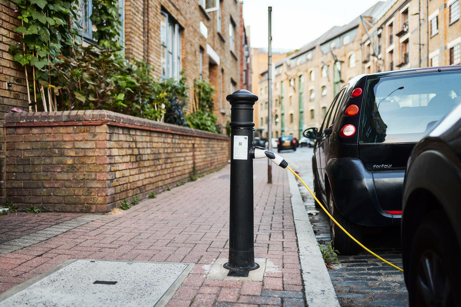 Ubitricity will be deploying up to 250 charge points across West Berkshire using its bollard charge points. Photo: Ubitricity