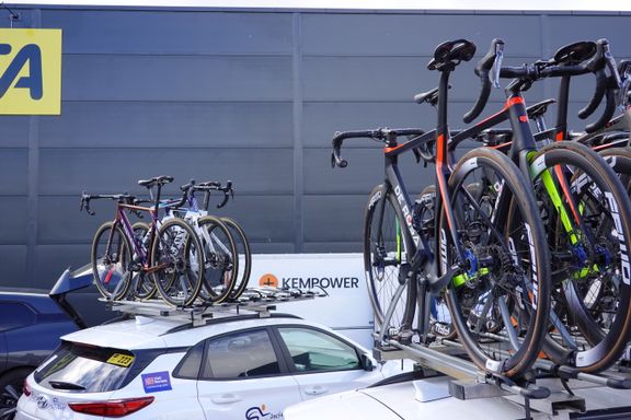 A total of 129 EVs will support the cyclists and the race administrators during the Arctic Race of Norway. Photo: Kempower