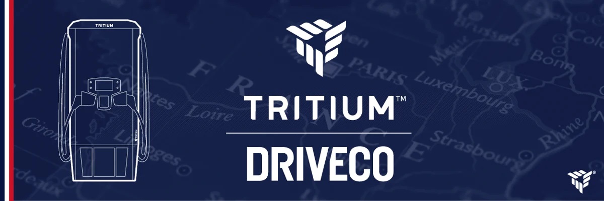 Tritium has signed a deal to supply leading French charging network operator Driveco and has secured an initial order for 200 fast chargers