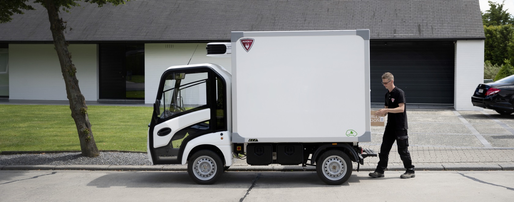 Small EV vans, such as those made by Addax, are emission-free and so can trundle around the low-emission zones of inner cities without incurring costs