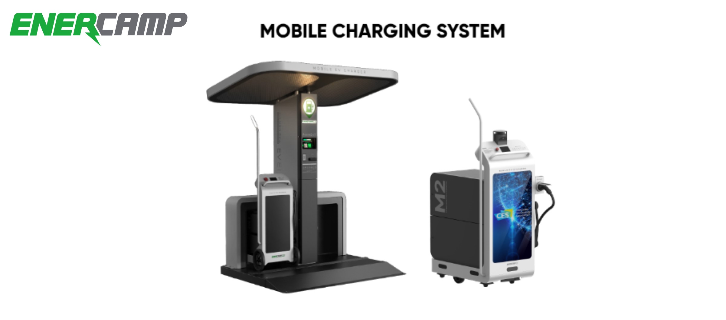 Enercamp's innovative mobile charging system will be showcased at CES 2024. Photo: Enercamp