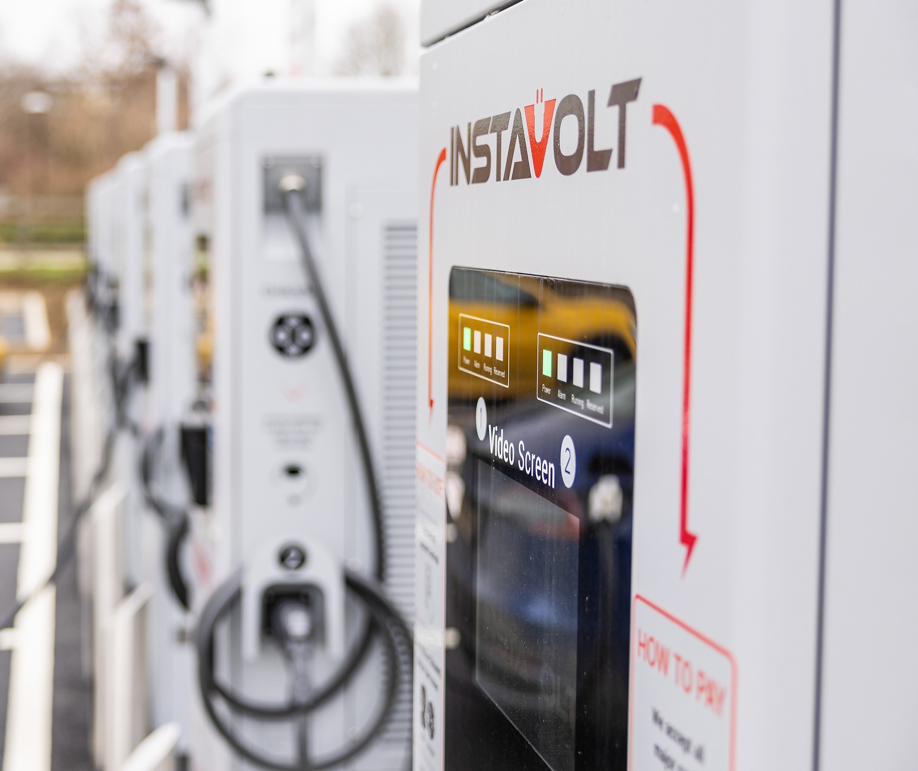 InstaVolt plans to install 11,000 chargers in the UK and Ireland, 5,000 in Spain and Portugal, and over 300 in Iceland. Image InstaVolt