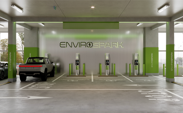 EnviroSpark has a broad footprint of over 8,200 charging bays across North America. Photo: EnviroSpark