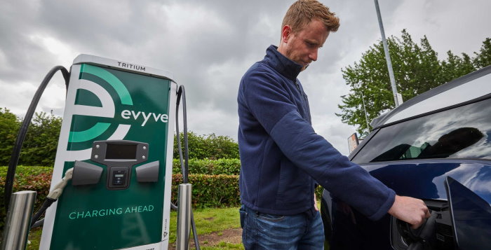 Evyve, an award-winning startup is poised to help energy consumers, fleet owners, and businesses transition to electric vehicles. Photo: Evyve