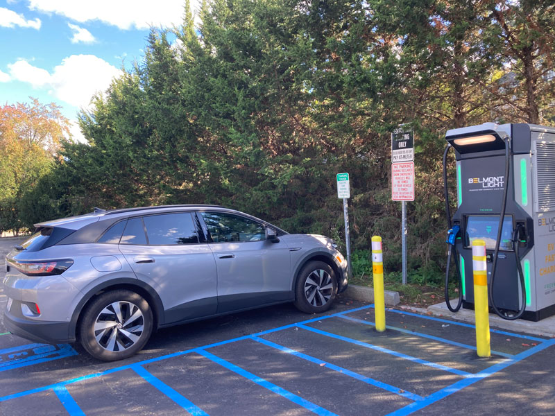 Massachusetts is working towards a 2030 goal of having over 900,000 electric vehicles on the road, supported by over 75,000 public charging stations. Photo: Watson & Simpson