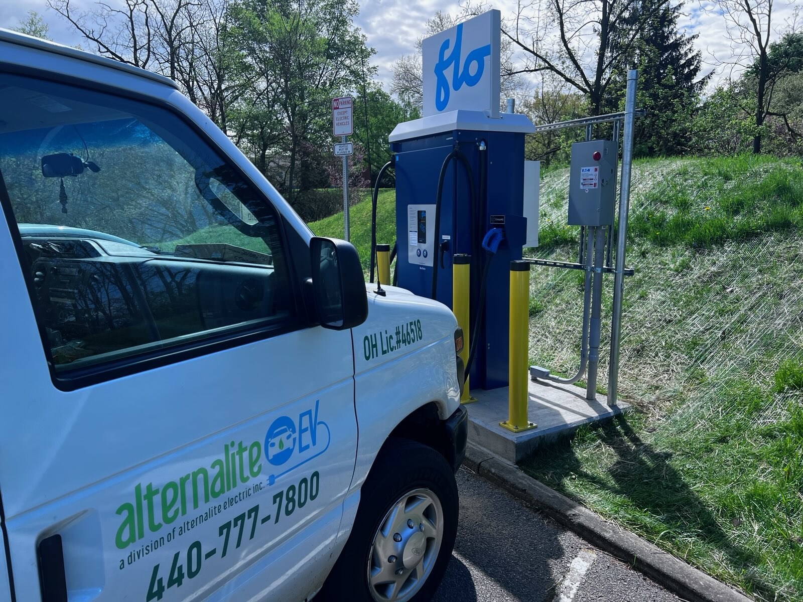 Cleveland's EVs are now Powered by Alternalite EV and SAF with Flo EV chargers. Photo: Flo