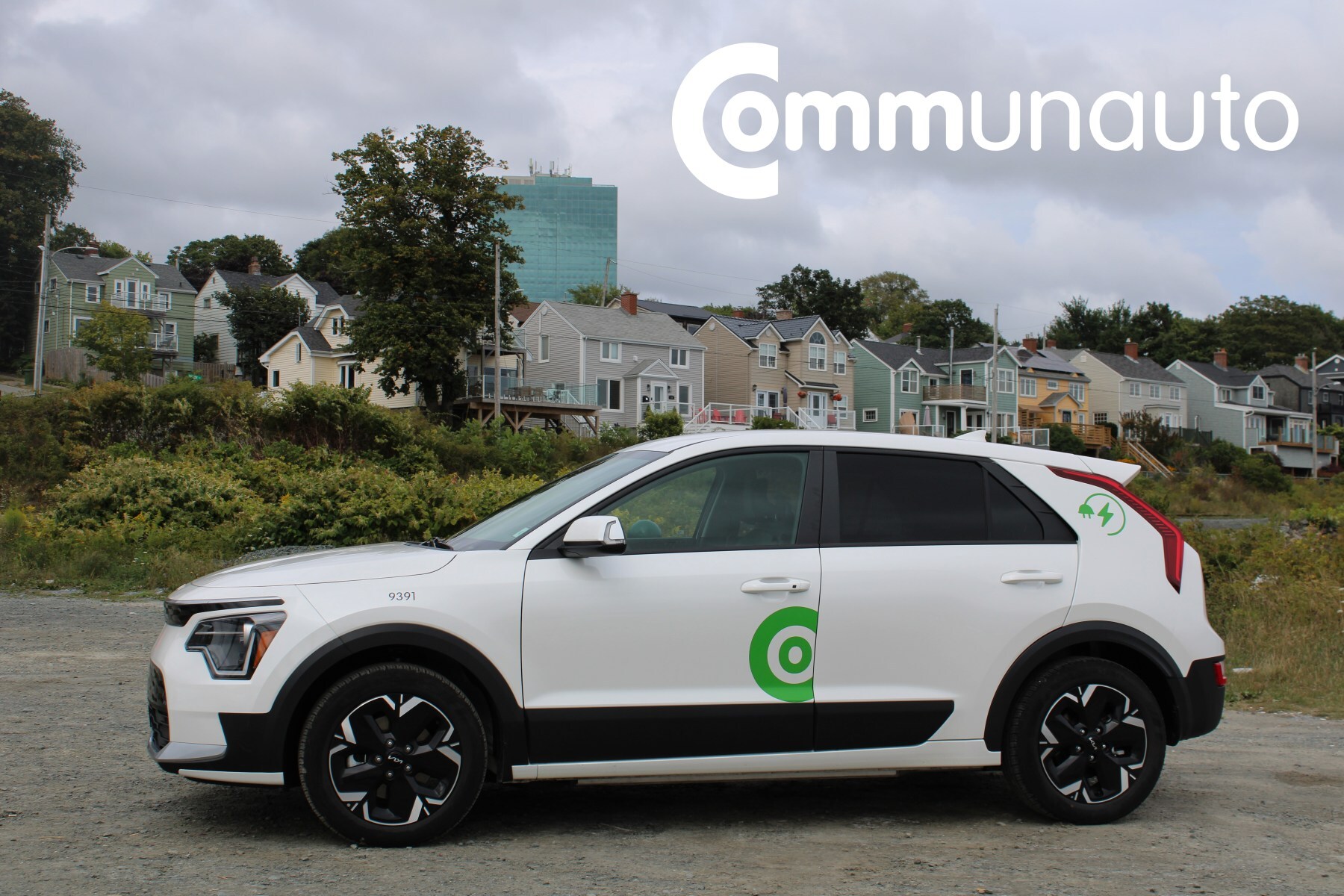 The new electric Communauto in Halifax. Photo:  Communauto