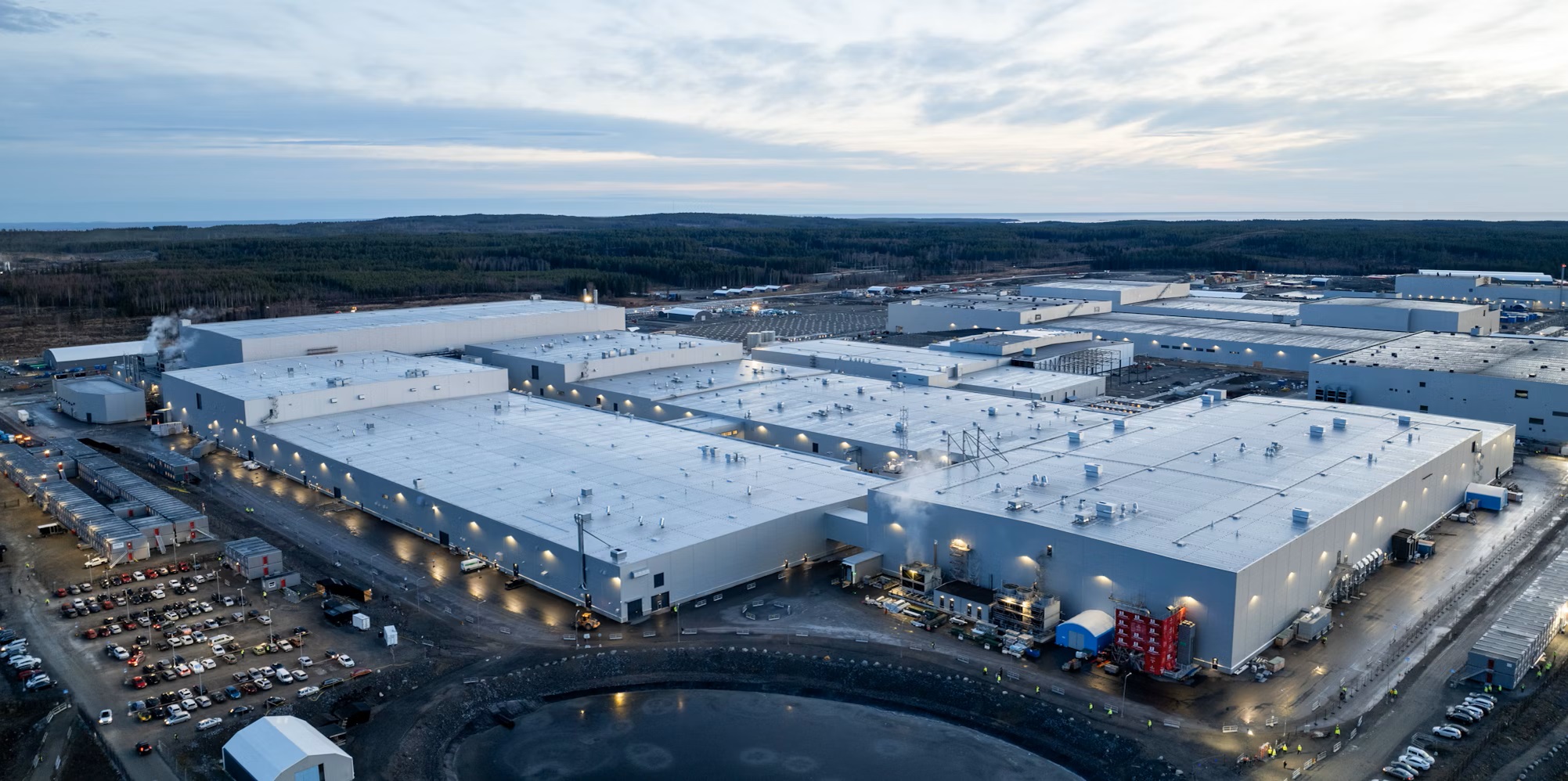 The Northvolt factory in northern Sweden. Image: Northvolt