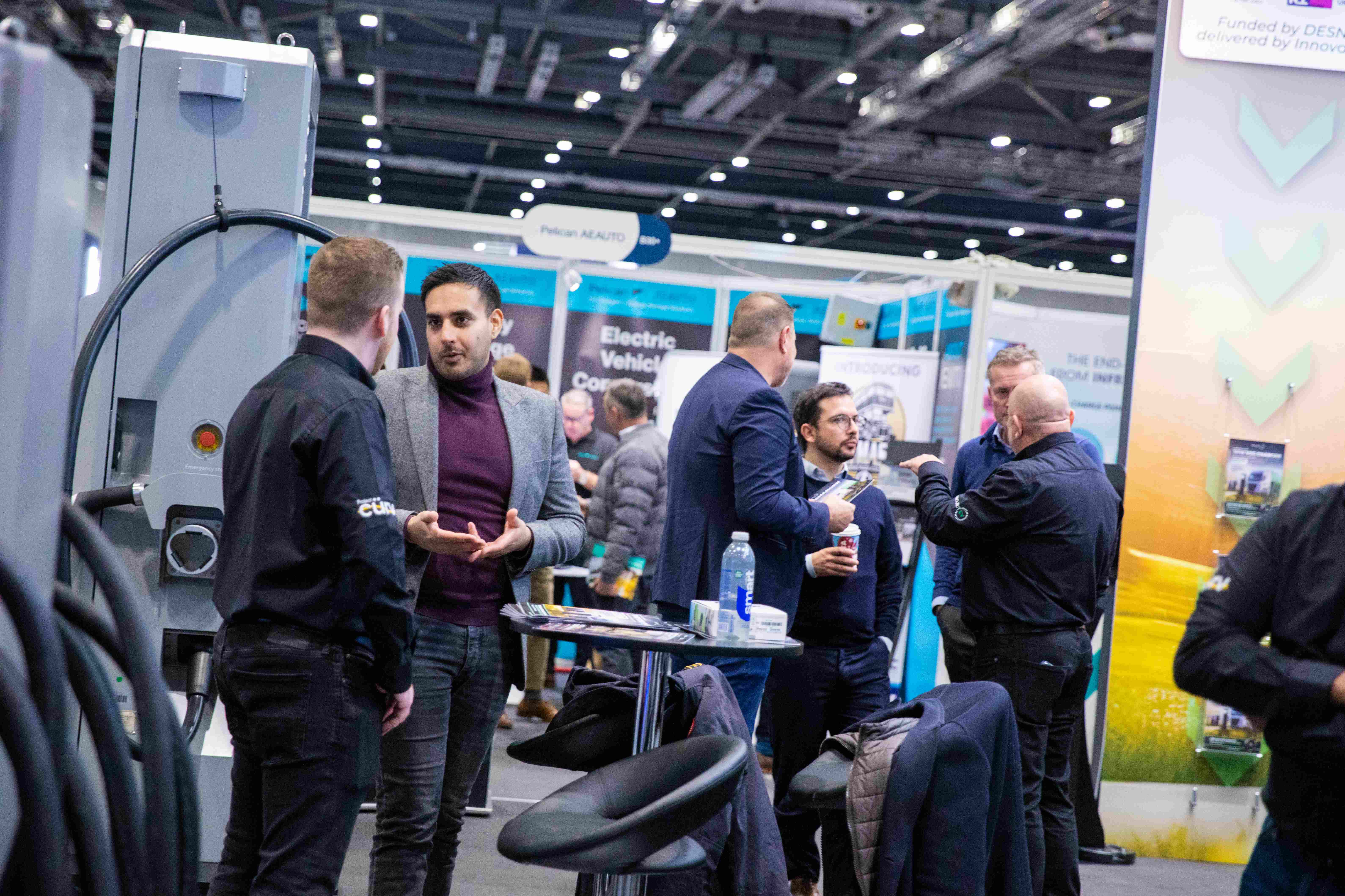 Companies displayed state-of-the-art EV solutions, from advanced charging technologies to innovative battery management systems. Image: London EV Show