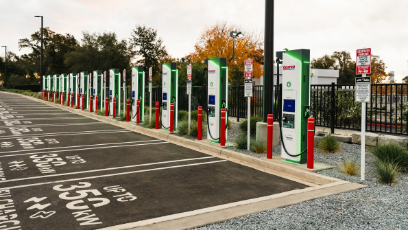  The five Five Electrify America charging stations are in at Costco Wholesale operation in California, Colorado, and Florida. Image: Electrify America