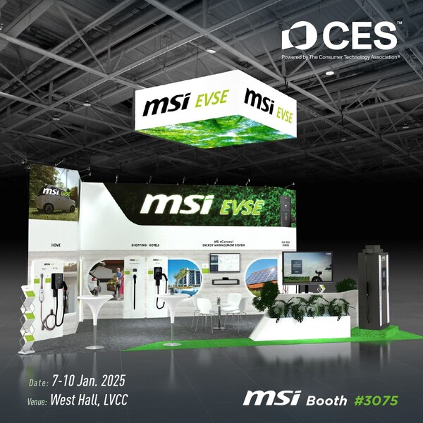 MSI is exhibiting its latest EV charging innovations at CES 2025 in Las Vegas from January 7 to 10. Image: MSI