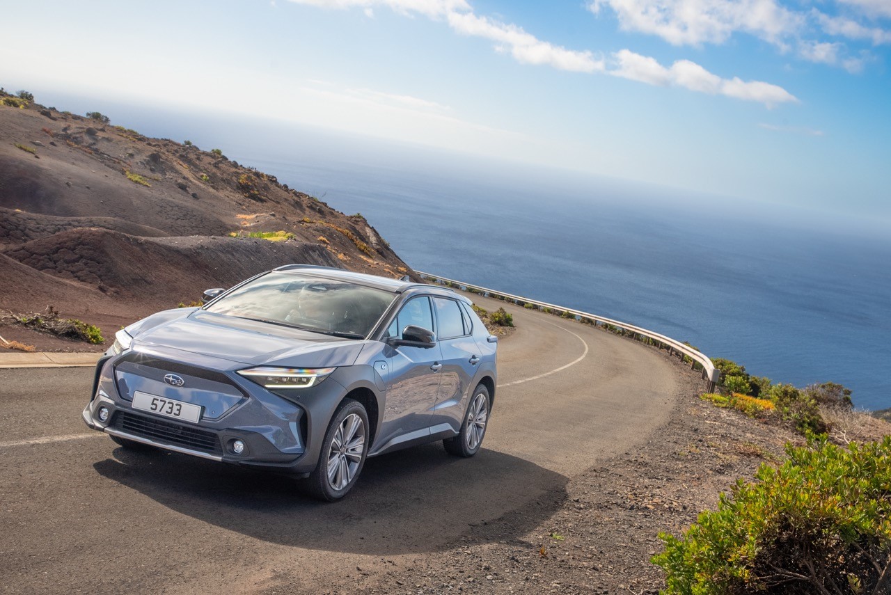 Car manufacturer Subaru and Norwegian EV charger brand Easee have collaborated with the St Helena Government to test the feasibility of EV use on one of the most remote inhabited islands on the planet. Image: Subaru