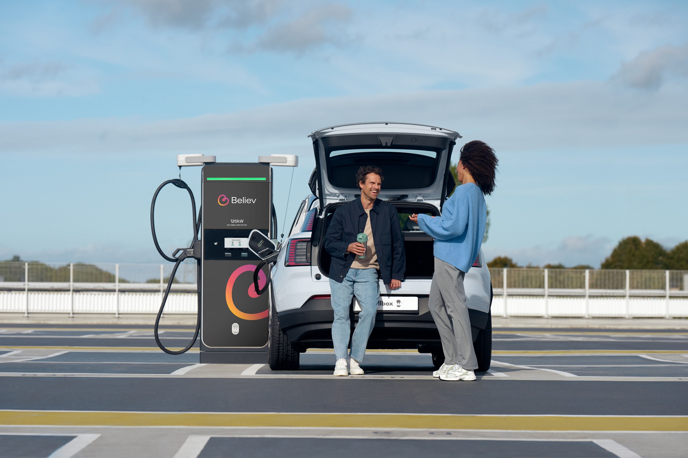 Believ will leverage Wallbox's fast charging technology to enhance the UK's charging infrastructure. Image: Business Wire