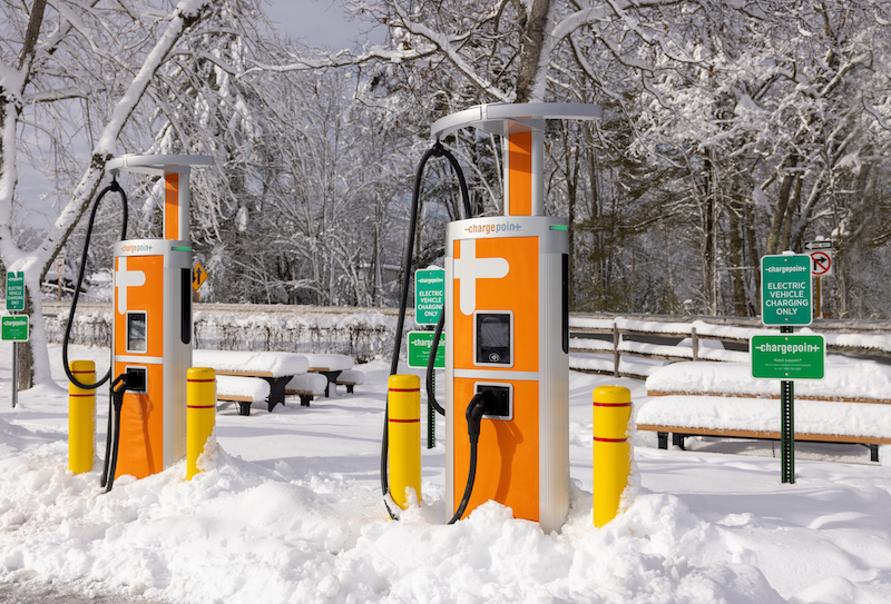 ChargePoint's public-private partnership with New York State Energy Research and Development Authority (NYSERDA) is supporting the opening of the five sites. Image: ChargePoint