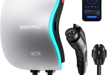 The ShockFlo S1 48A J1772 Level 2 EV charger. Photo: ShockFlo