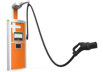 The Megawatt Charging System (MCS) is the latest addition to ChargePoint’s leading DC fast charging lineup, to enable the electrification of commercial trucking. Photo: ChargePoint Holdings