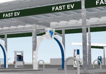 Cyclum utilises RNG-fuelled microturbines to generate clean green electricity, making the truck stops carbon negative at less cost and space of electric grid or solar power. Graphic: Cyclum Renewables