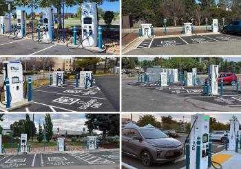 EVgo fast charging stations at Regency properties across the US. Photo: EVgo