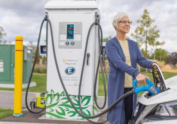 A FortisBC electric vehicle charging station. Photo: CNW Group/FortisBC