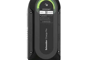 The Schneider Charge Pro commercial electric vehicle charger enables reliable, flexible, and sustainable smart charging, ensuring a seamless user experience for EV installers, operators and drivers. Photo: Schneider Electric