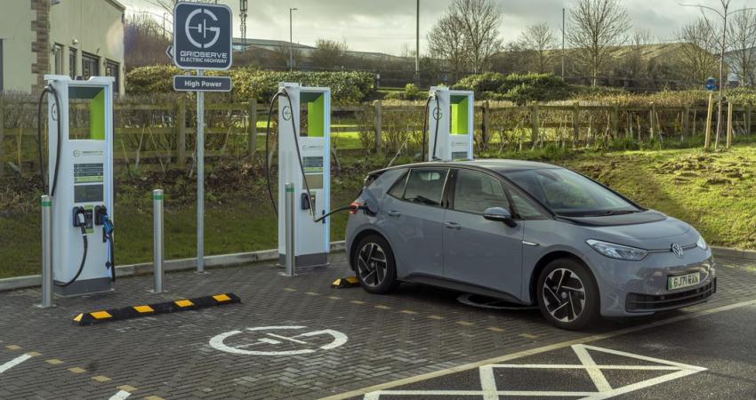 Eight high power chargers have been installed at the location