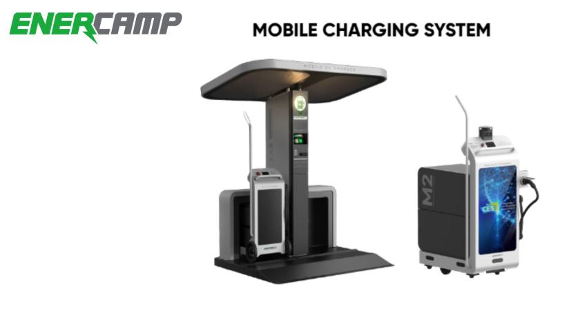 Enercamp's innovative mobile charging system will be showcased at CES 2024. Photo: Enercamp