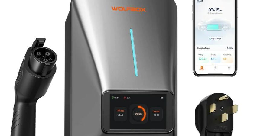 The Wolfbox Level 2 EV charger is designed to meet the evolving needs of electric vehicle owners, offering a smart and versatile charging experience. Photo: Wolfbox