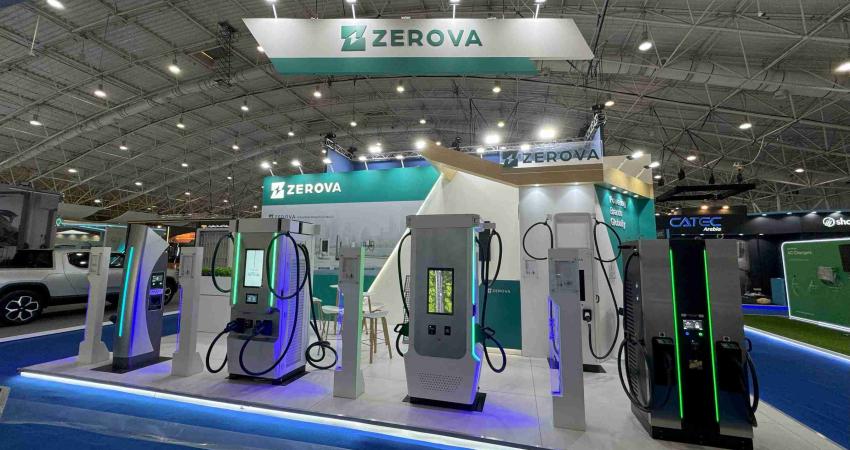 Zerova Technologies showcased a range of advanced charging equipment at last week’s EV Auto Show. Photo: Zerova Technologies