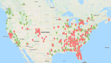 EnviroSpark's charger network spans the US