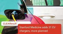 The rollouts are part of the efforts by CleaResult and Stanford Medecine to make EV charging easy and accessible to employees, patients and visitors