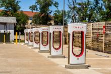 Tesla Chargers in Arizona. Image: © Miroslav Liska/Dreamstime.com