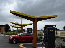 The new station in St Albans is Fastned’s 15th station in the UK and 270th station across Europe. Photo: Fastned