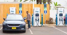 A new promotion helps new EVgo customers unlock access to the company’s network of high-power fast chargers. Photo: Evgo