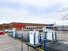 An EVgo fast charging station at a Meijer location in Ohio. Photo: Business Wire