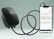 EVBox Livo 2 is a new charging station for residential EV charging, specifically for EV drivers looking to charge with their own solar electricity. Photo: EVBox