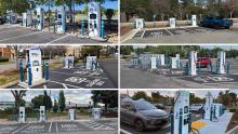 EVgo fast charging stations at Regency properties across the US. Photo: EVgo