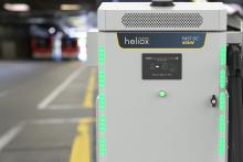 The Heliox 60 delivers an impressive 150 A output, capable of delivering full 60 kW for both traditional 400-volt and modern 800-volt vehicles. Photo: Heliox Energy