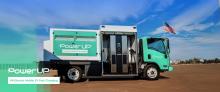 The new PowerUP mobile charging system provides increased versatility and 100% zero emission power generation capable of delivering on demand, mobile DC fast-charging