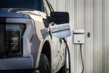 The Ford Pro Smart Charging Bundle is now available for businesses in Massachusetts to lower upfront and ongoing EV charging operational costs. Photo: Ford Pro