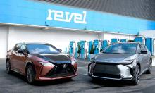 Revel currently operates 64 fast charging bays in New York City. Photo: Revel