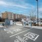 An EVgo fast charging station installed near multifamily housing. Photo: EVgo